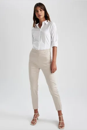 DeFacto Valentina Zigaretten-satinhose J8743az23sm für Damen - 40