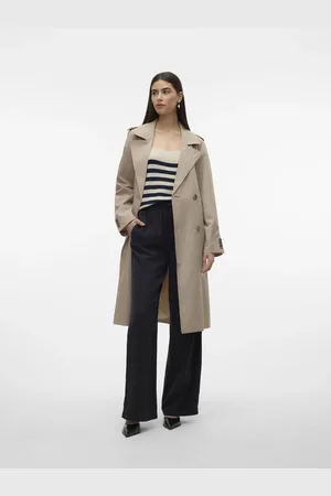 VERO MODA Trenchcoat Vmsiri Mantel für Damen - L