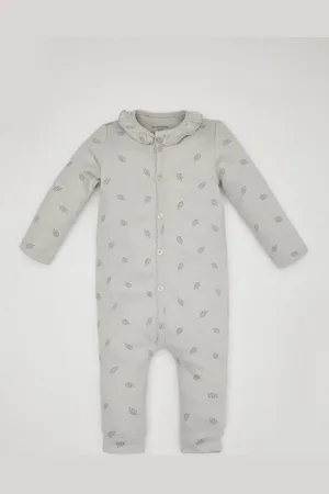 DeFacto Jumpsuit Mit Langen Ärmeln Und Waffelmuster Für Neugeborene, Für Babys Und Mädchen, C1609a524sp für Damen - 9–12 Monate