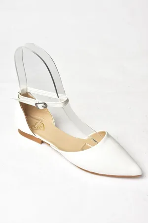 Fox 09 Weiße Ballerinas für Damen - 40