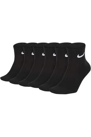 Nike Unisex 6er Pack Sportsocken – Everyday, Lightweight No Show Ankle, Einfarbig - S