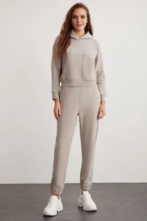 Grimelange Elısa Relaxed Mould Nerz-jogginghose Mit Elastischem Bund Und Beinen für Damen - S
