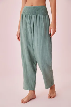 Suwen Jasmine Jazmin Strandhose für Damen - L