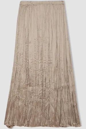 DeFacto A-linie-maxirock Aus Satin für Damen - 36