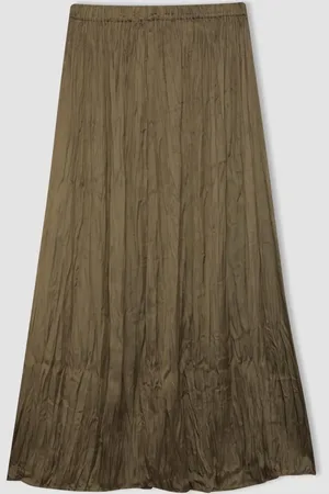 DeFacto A-linie-maxirock Aus Satin für Damen - 38