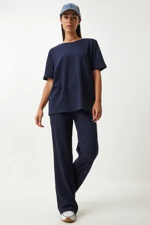 Happiness istanbul Marineblaues T-shirt- Und Jogginghosen-set - für Damen - 36