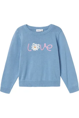 NAME IT Nmflosette Ls Knit Bequemes Und Stylisches Strick-sweatshirt für Damen - 110