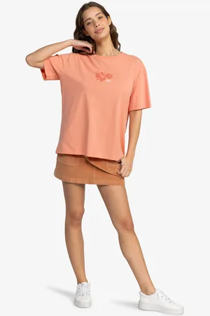 Roxy Kurzarm-t-shirt 100 % Bio-algodon, W für Damen - XL