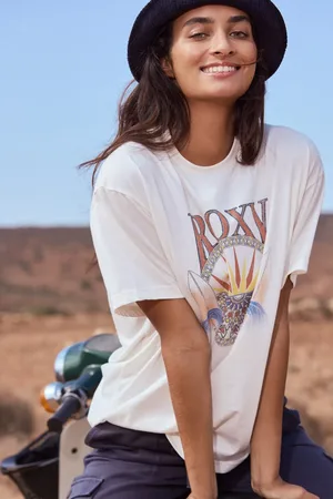Roxy Kurzarm-t-shirt 100 % Bio-algodon, W für Damen - 2XS