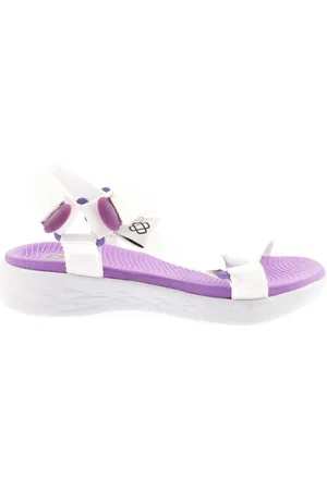 DGN 103-23y Riemchen-sandalen Mit Klettverschluss Lila für Damen - 39