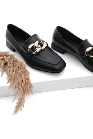 Marjin Loafer Chain Blunt Toe Freizeitschuhe Modena für Damen - 36