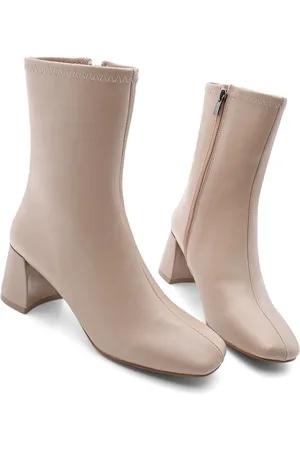 Marjin Stiefel Mit Absatz Blunt Toe Reißverschluss Nonas für Damen - 36