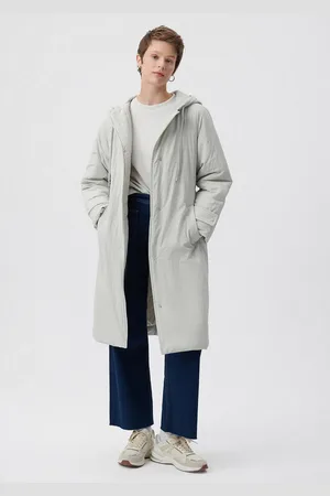 Mavi Grauer Trenchcoat Mit Kapuze -70075 für Damen - S