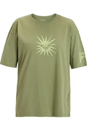 Roxy Kurzarm-t-shirt 100 % Bio-algodon, W für Damen - 2XL