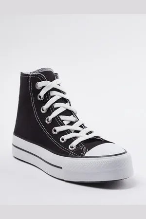 Trendyol Schwarze High-top-sneakers Zum Schnüren Takaw25sn00000 für Damen - 39