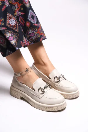Riccon Lilfalona Loafer 0012140 Beigefarbene Haut für Damen - 38