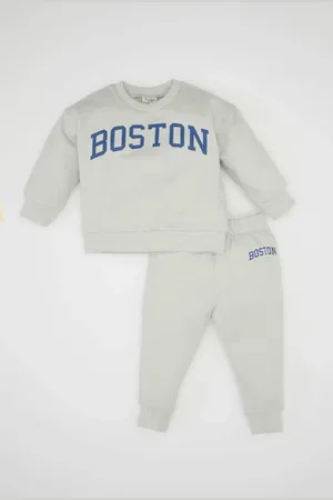 DeFacto Bedrucktes Sweatshirt- Und Jogginghosen-set Für Babys – Rundhalsausschnitt D0718a524au für Herren - 18–24 Monate