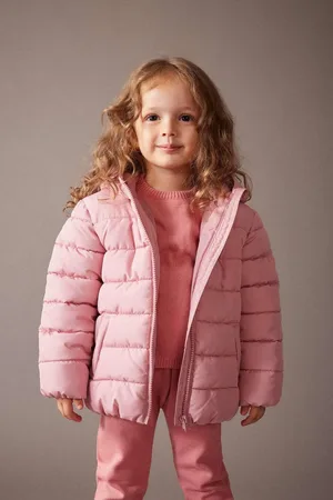 DeFacto Wasserabweisende Pufferjacke Mit Kapuze Für Babys – A2456a523au für Damen - 4–5 Jahre