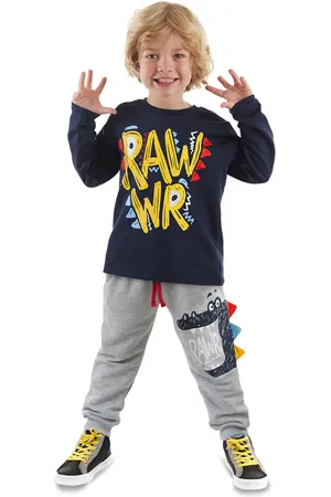 Denokids Rawr T-shirt Und Jogginghose-set Für Jungen für Herren - 4 Jahre alt