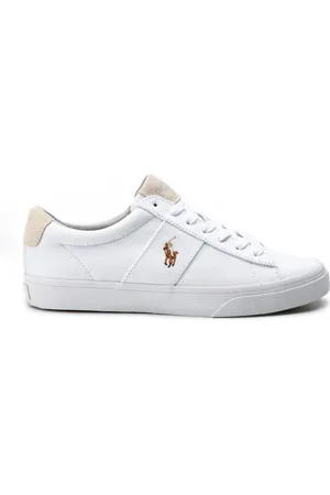 Ralph Lauren Sayer Sneakers Aus Weißem Canvas für Herren - 42