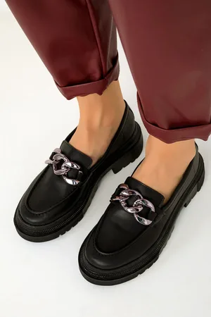 SOHO Schwarze Loafer-schuhe für Damen - 40