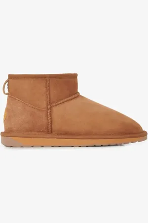 Emu Leder Tan Stiefel Sti̇nger Micro für Damen - 40