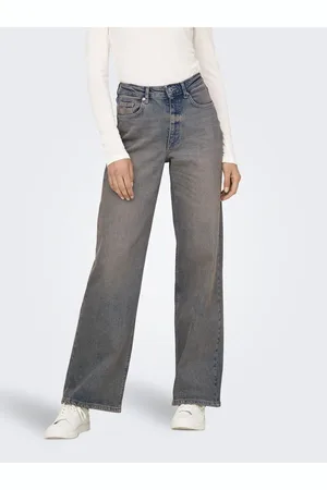 ONLY Weitem Ile Kot Bein Onljuicy Hohe Taille Weiter Beinschnitt Jeans für Damen - 29/32