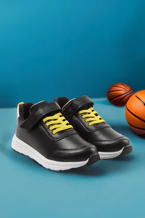 Trendyol Schwarze, Kontrastierende, Geschnürte Sportschuhe Für Kleine Jungen Und Kinder für Herren - 30