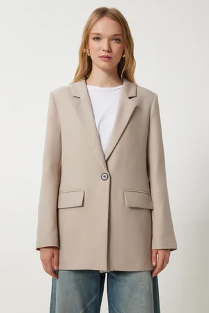 Happiness istanbul Wattierte Blazerjacke für Damen - 38