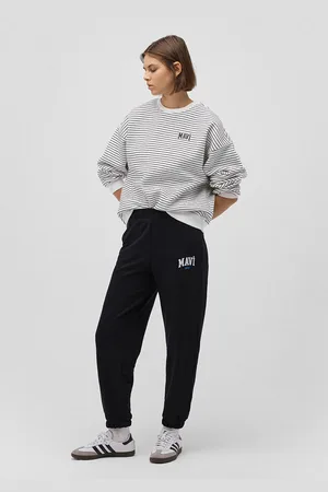 Mavi Schwarze Jogginghose Mit Logo-print-900 für Damen - M