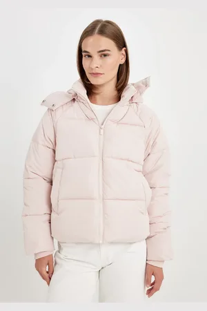 DeFacto Wasserdichte, Mit Kapuze Gefütterte, Aufblasbare Jacke Mit Relax-fit für Damen - L