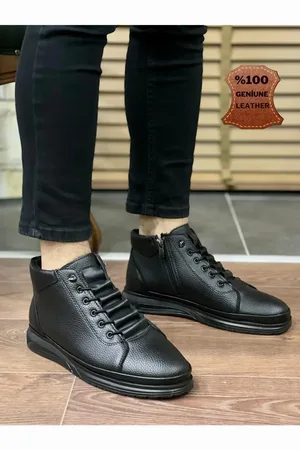 Muggo Victor Garantierte Winterstiefel Mit Schnürung Und Reißverschluss für Herren - 43