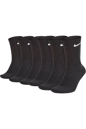 Nike Unisex 6er Pack Sportsocken Everyday, Cotton Cushioned Crew, Einfarbig - 42-46