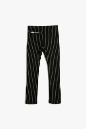 Koton Leggings Mit Elastischem Taillenreißverschluss für Damen - 4–5 Jahre