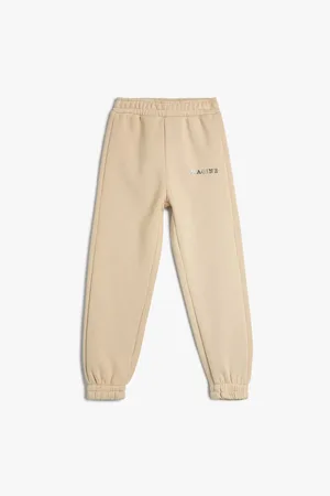Koton Basic-jogger-jogginghose Mit Tasche, Taillenschnürung Und Drapierung für Damen - 4–5 Jahre