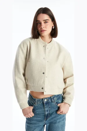 LC Waikiki Bomberjacke – College-kragen für Damen - S
