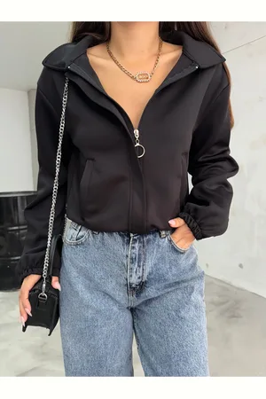 BİKELİFE Sport-scuba-jacke Mit Reißverschluss Und Elastischem Bund für Damen - M