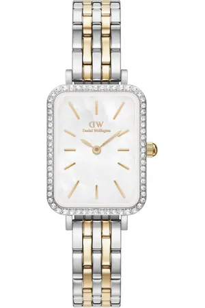 Daniel Wellington Petite Quadro Uhr Gold/silber Dw00100671 für Damen - One Size