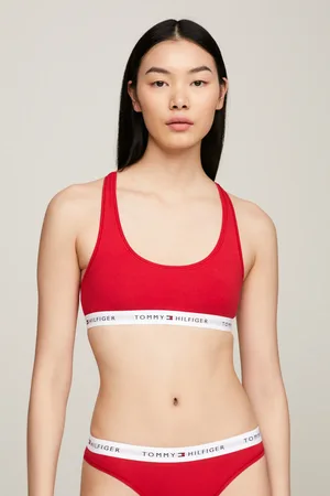 Tommy Hilfiger Weißer Sport-bh Mit Elastischem Band – Uw0uw03820-xlg für Damen - M