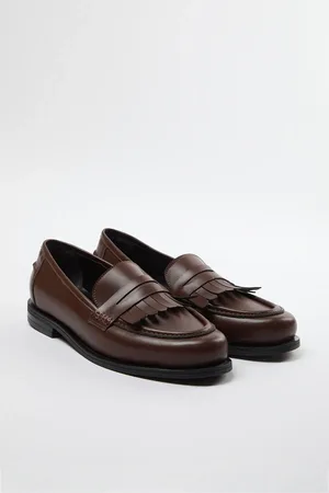 Trendyol Dunkelbrauner Loafer Mit Quasten für Damen - 38