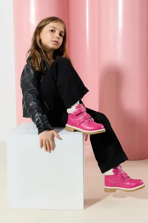 Trendyol Fuchsia Klettverschluss-kinderstiefel Für Große/kleine Mädchen für Damen - 33