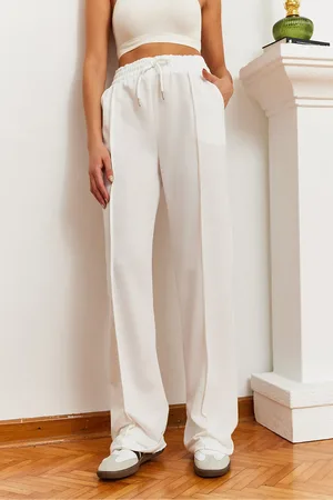 Bianco Lucci Lässige Jogginghose Mit Weitem Bein 2396 für Damen - S