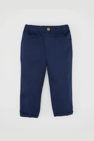 DeFacto Baby-jungen-gabardine-hose Mit Elastischem Bund Und Geradem Bein für Herren - 9–12 Monate