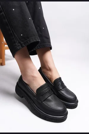 Riccon Ashlalona Loafer00121201 Schwarze Haut für Damen - 37