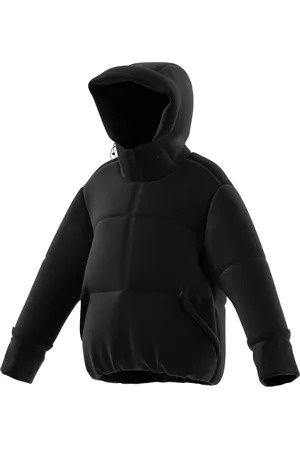 adidas W Big Baffle J Schwarzer Mantel Iv9771 für Damen - L