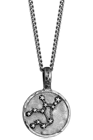 Haze & Glory Halskette Sternzeichen Sternbild Jung Vigro 925 Silber für Herren - 60 cm