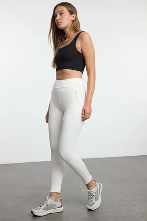 Trendyol Weiches Fleece- -bürsten-winter-sport-leggings - für Damen - S