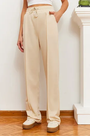 Bianco Lucci Lässige Jogginghose Mit Weitem Bein 2396 für Damen - L