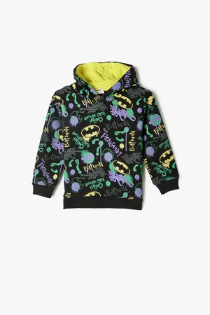 Koton Lizenziertes Batman-sweatshirt Mit Kapuze Und Langen Ärmeln für Herren - 4–5 Jahre