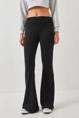 Bianco Lucci Leggings Mit Hoher Taille Und Rosafarbenem Spanischem Bein 0160 für Damen - S